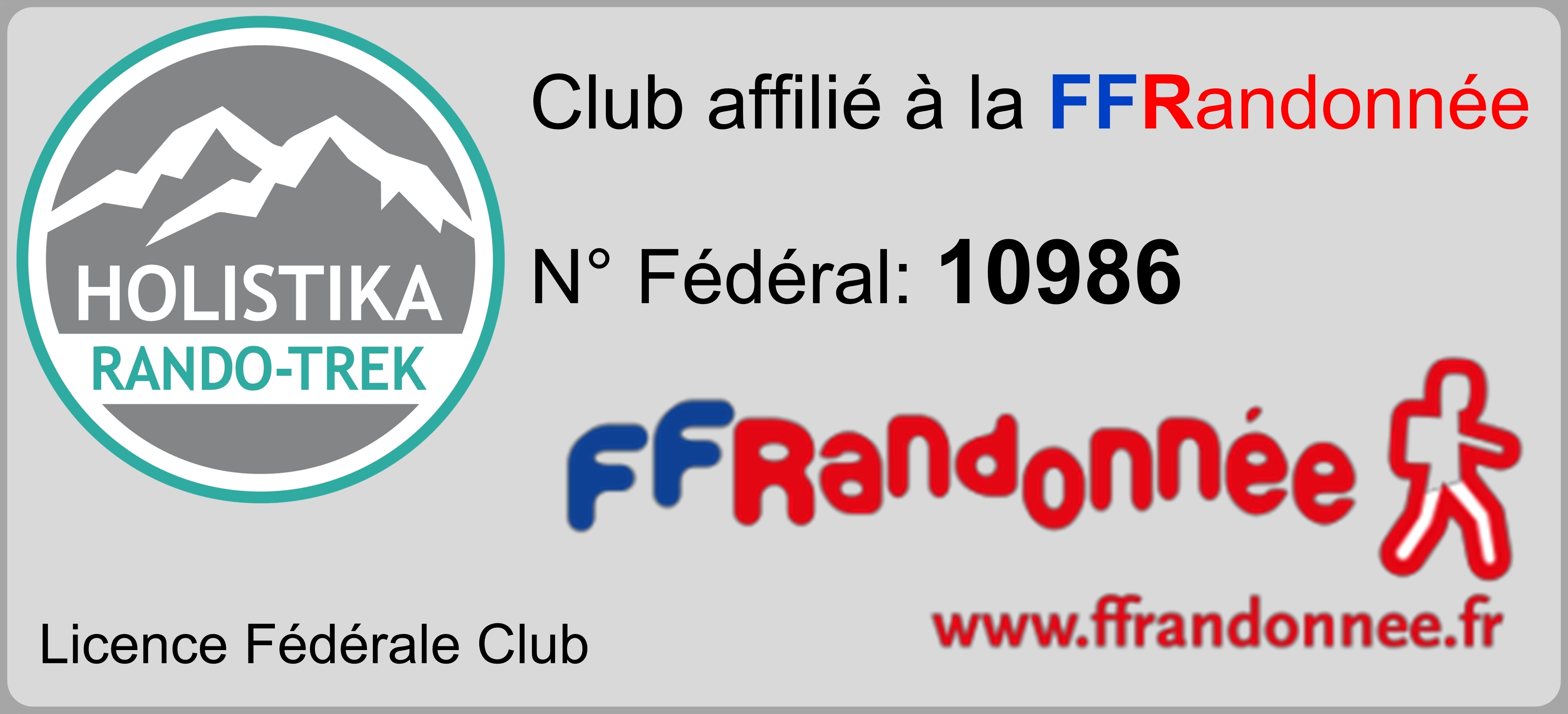Licence Club Holistika Rando Trek